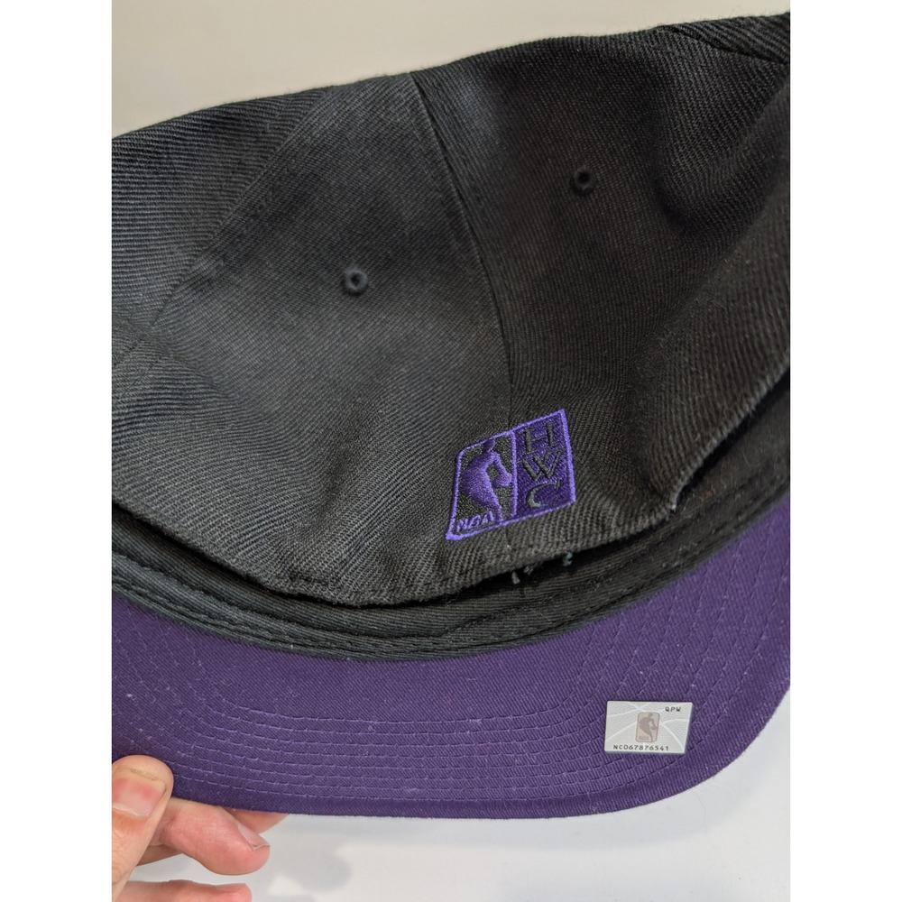 Mitchell & Ness Toronto Raptors Hat Mens 7 3/8 Black Polyester 1995 Side Patch - Picture 3 of 5